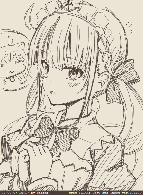💦 #tegaki_dt 