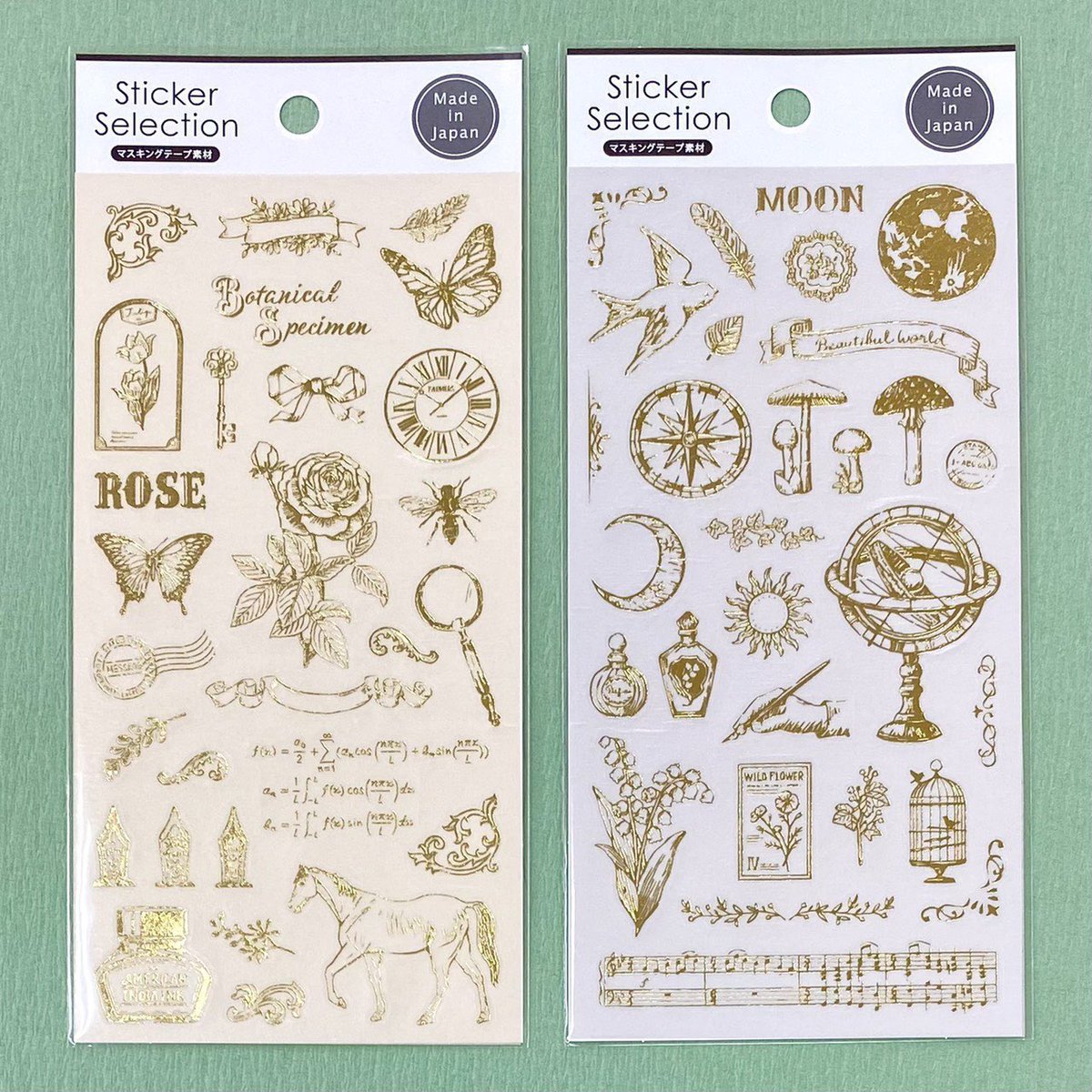 71%OFF!】 セリア GAIA ガイア シール StickerSelection 4枚セット aob