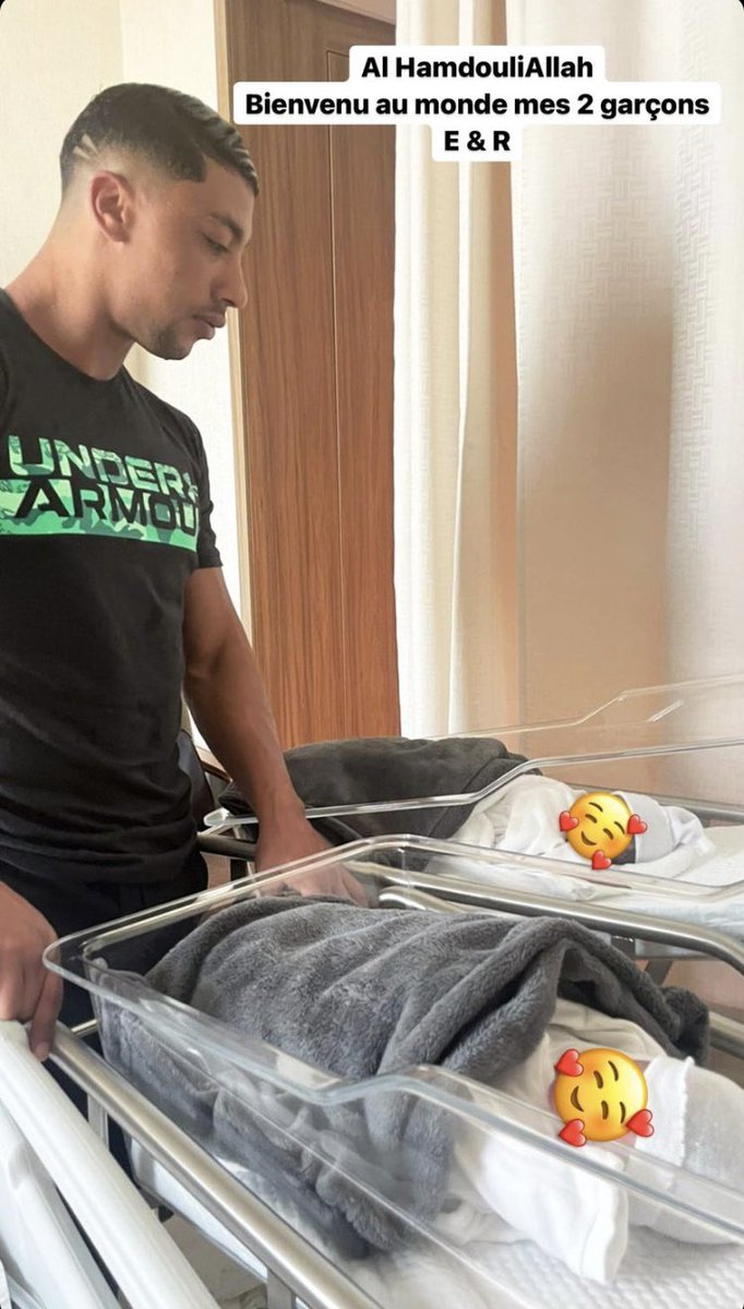 Félicitations à Maes qui est désormais papa de jumeaux 👶🏽👶🏽