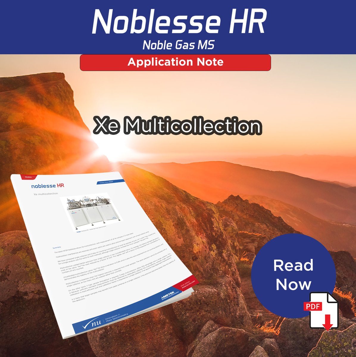 NuInstruments's tweet image. Read how the 5F5M Noblesse allows Xe multicollection, with measurement of all Xe isotopes in 3 mass steps. Link below
#noblegas #multicollection #isotopes

go.nu-ins.com/l/602541/2022-…