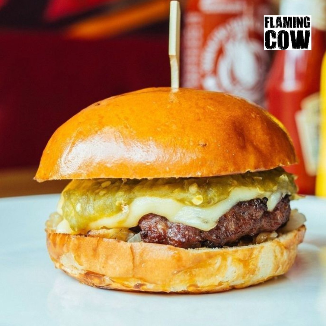 Treat the father figure in your life to a delicious <a href="/loveflamingcow/">Flaming Cow</a> visit this weekend! 🍔🍟

From tasty burgers, hot dogs, fries, ribs, wings, milkshakes and cocktails - it's all a truly epic dining experience! 🌭🍨

Book your table now: flamingcow.co.uk 

#FathersDay