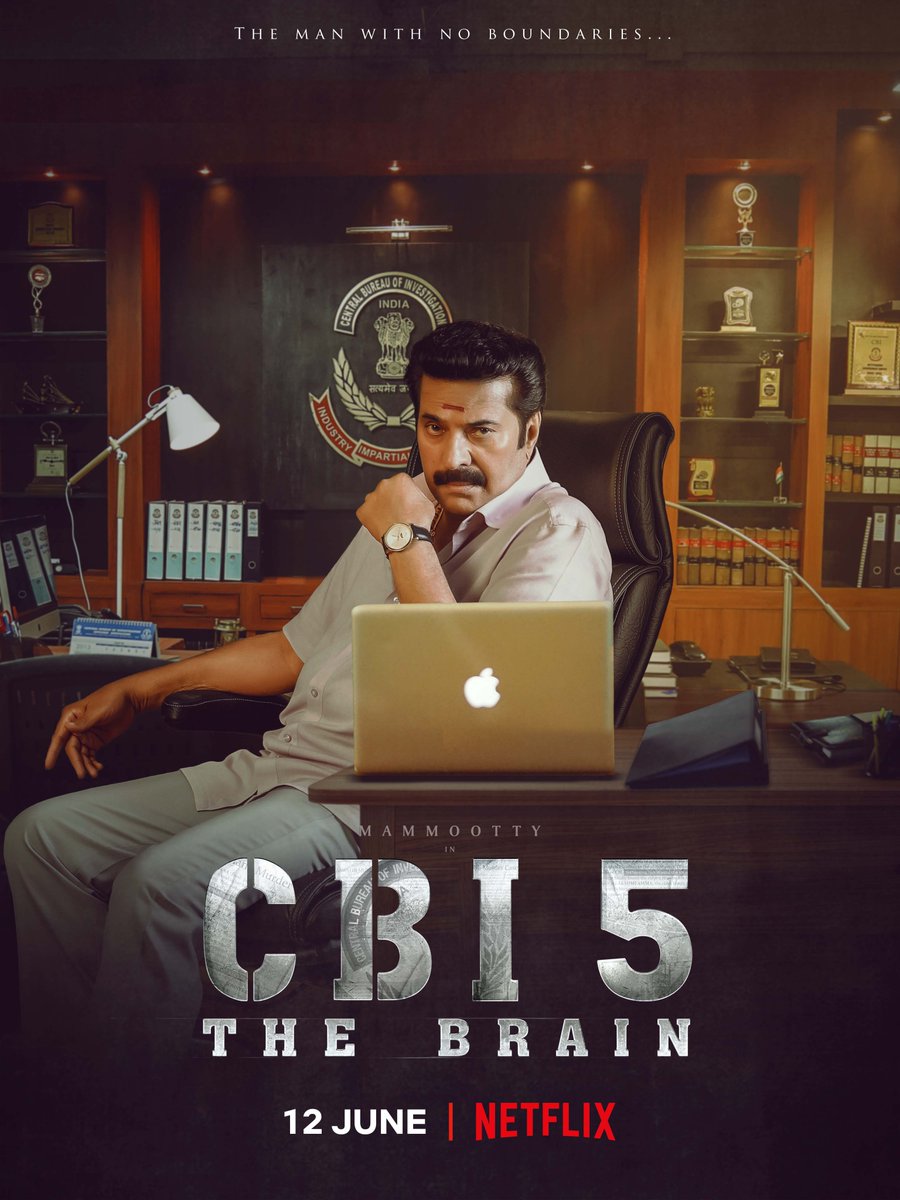 Netflix_INSouth's tweet photo. Game kallikyan taiyyar anno? CBI 5 is coming to Netflix on 12th June.
#CBI5TheBrain https://t.co/uPh18iwzZw