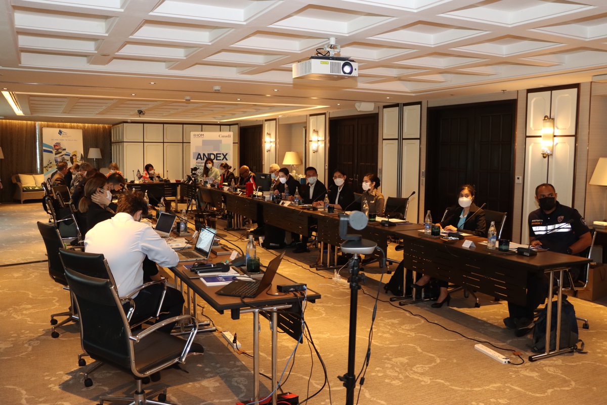 IOMAsiaPacific's tweet photo. The 7th Asian Network for Document Examination (#ANDEX) meeting kicked off today to strengthen the coordination among specialists in travel document examination and verification, with the aim of combatting irregular migration and transnational organized crimes. https://t.co/js8R11SI79