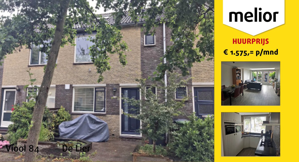 #Nieuw in de #verhuur Viool 84 te De Lier!
Deze ruime eengezinswoning heeft een royale woonkamer, welke 2,5 meter is uitgebouwd! Daarbij heeft de woning 4 slaapkamers en een separate wasruimte. De huurtermijn bedraagt minimaal 1 jaar en maximaal 2 jaar.
melior.nl/aanbod/woninga…