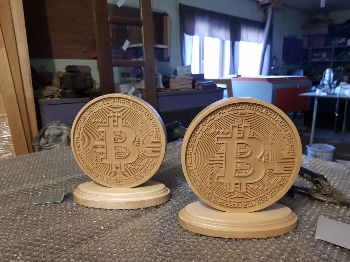NFT_Hand_Made_'s tweet photo. A unique collection of wooden bitcoins in the amount of 333 pieces. All Bitcoins are cut out manually by disabled people. The wooden original will be sent to you anywhere in the world. #nfts #NFT #BTC #nftcommity #NFTCollection
👉 https://t.co/fDH11OLGyj
🔥 Please make a repost https://t.co/QWvwbszthY