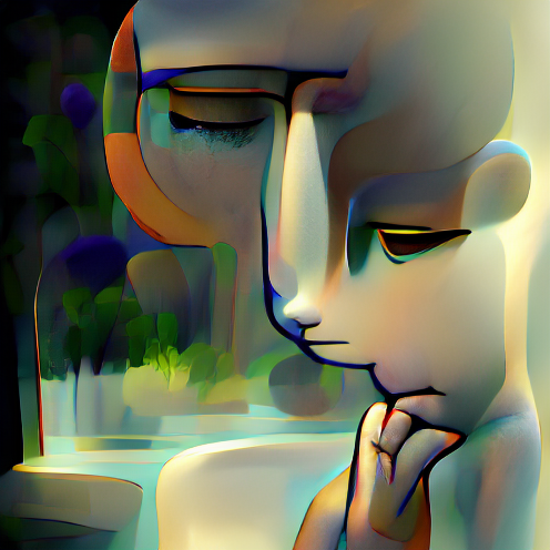 O_T_Human's tweet photo. Contemplation (#IGFF) #art #artist #artwork #nft #nfts #nftcollector https://t.co/z2TxjtVlWA