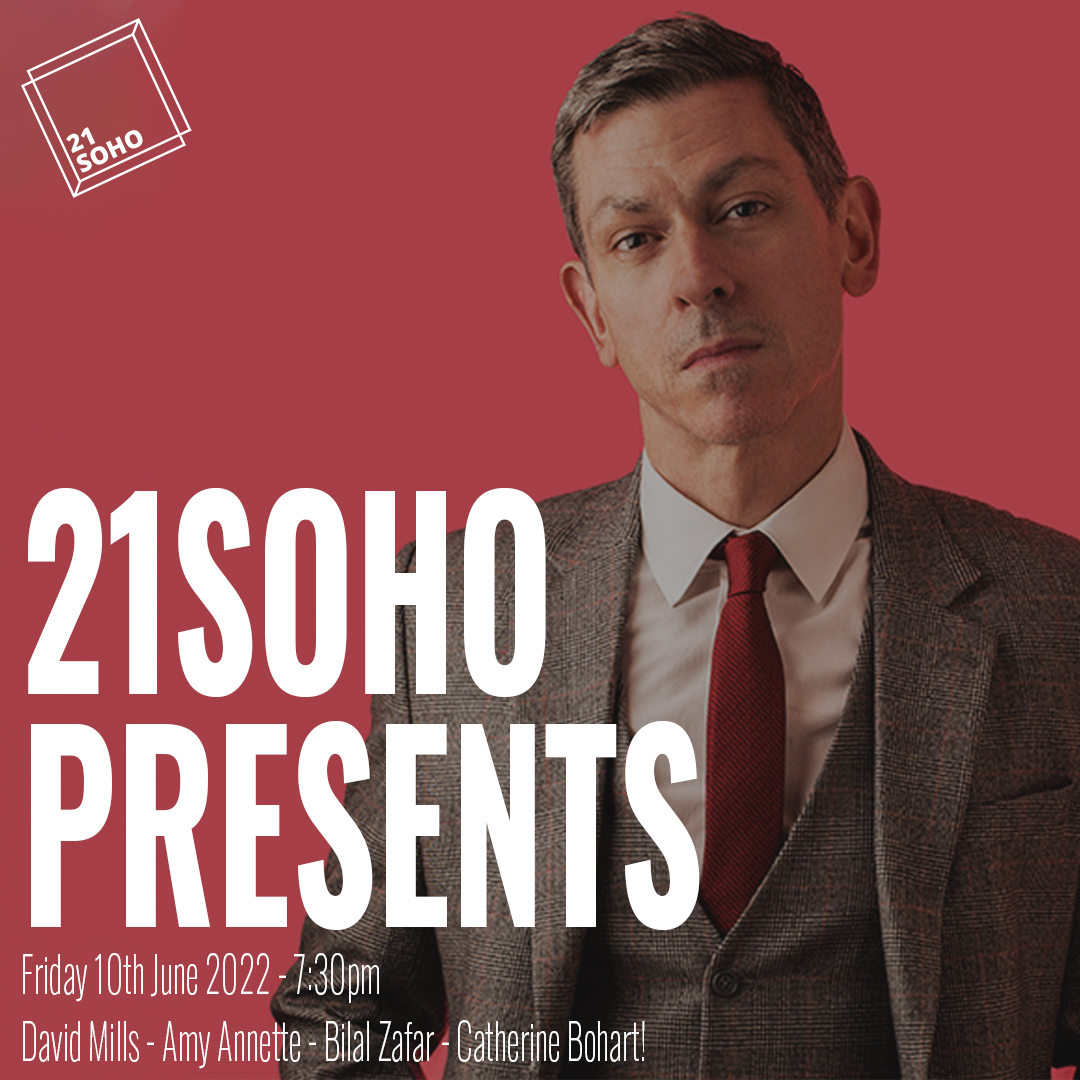 21Soho (@21soho) on Twitter photo 21Soho Presents...
🌟CATHERINE BOHART!
🌟BILAL ZAFAR!
🌟AMY ANNETTE!
🌟DAVID MILLS!
Friday 10th June 7:30pm
🎟️bit.ly/3MmrbAV <a href="/CatherineBohart/">Catherine Bohart</a> 21Soho Presents...
🌟CATHERINE BOHART!
🌟BILAL ZAFAR!
🌟AMY ANNETTE!
🌟DAVID MILLS!
Friday 10th June 7:30pm
🎟️bit.ly/3MmrbAV <a href="/CatherineBohart/">Catherine Bohart</a>