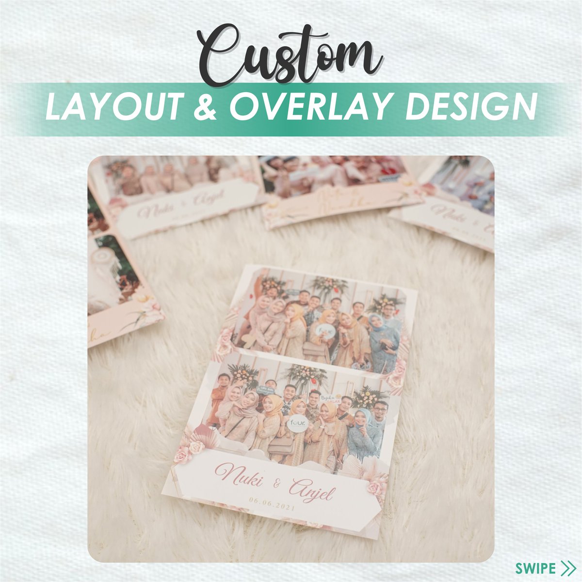 FourPhotobooth's tweet photo. Mau pilih layout yg seperti apa, mau custom overlay design seperti apa, intinya custom suka-suka deh 😉 Tentunya bisa custom desain buku/scrapbook juga dong
Info lebih lanjut hubungi:
📞 0856 4398 4500 https://t.co/8Yn712eqJe