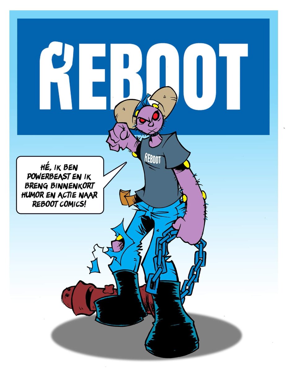 stripland_BENL's tweet photo. #Reboot Comics plaatste deze teaser. #PowerBeast brengt binnenkort humor en actie naar de uitgeverij. Meer weten nog niet ... #RebootComics https://t.co/j2JBzdQuBA