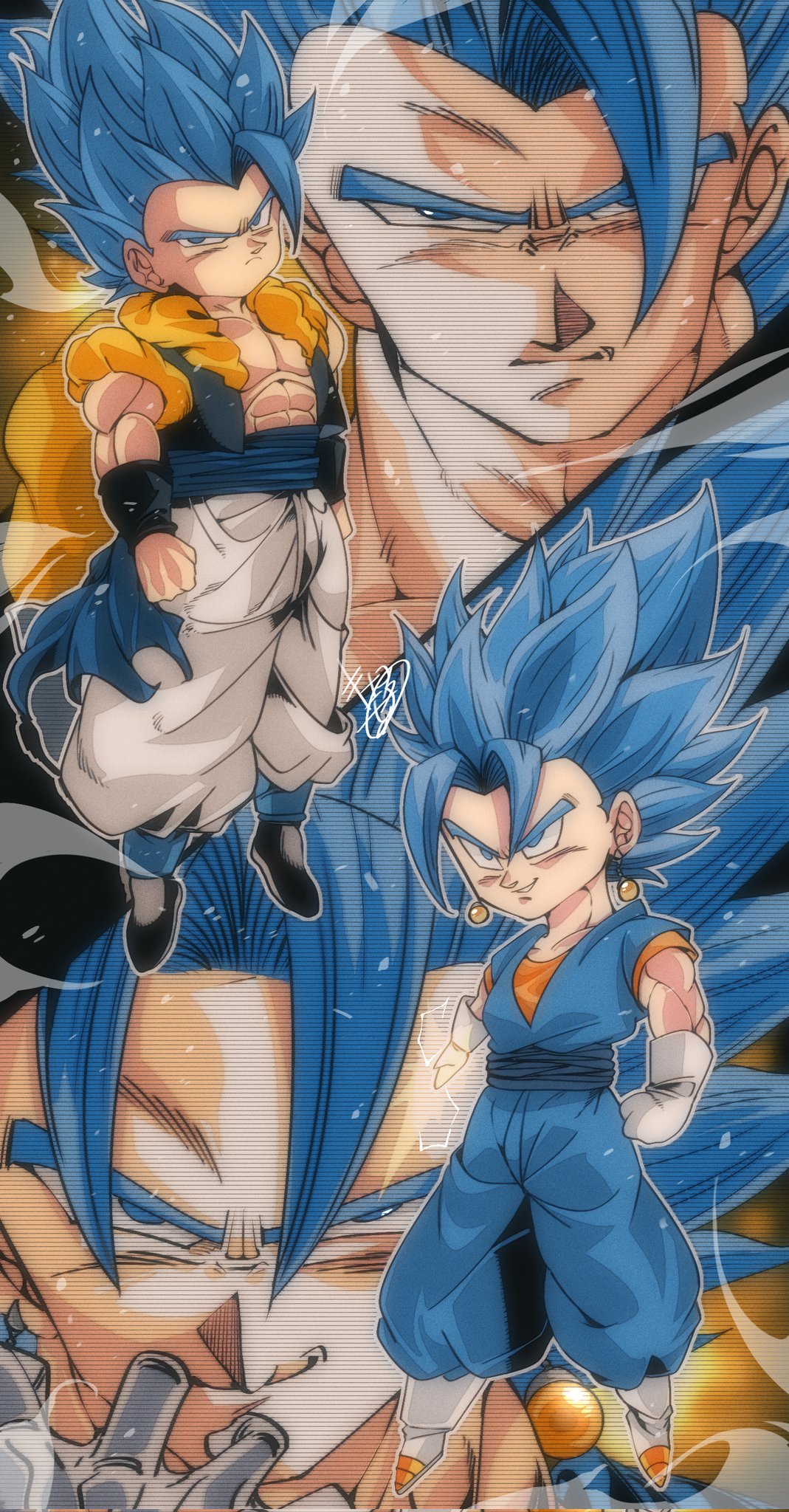 きなこもち 有償依頼募集中 ベジット Amp ゴジータ フュージョンとポタラ ﾃﾞﾌｫﾙﾒ ドラゴンボール Dragonball T Co Kilabeaiyg Twitter