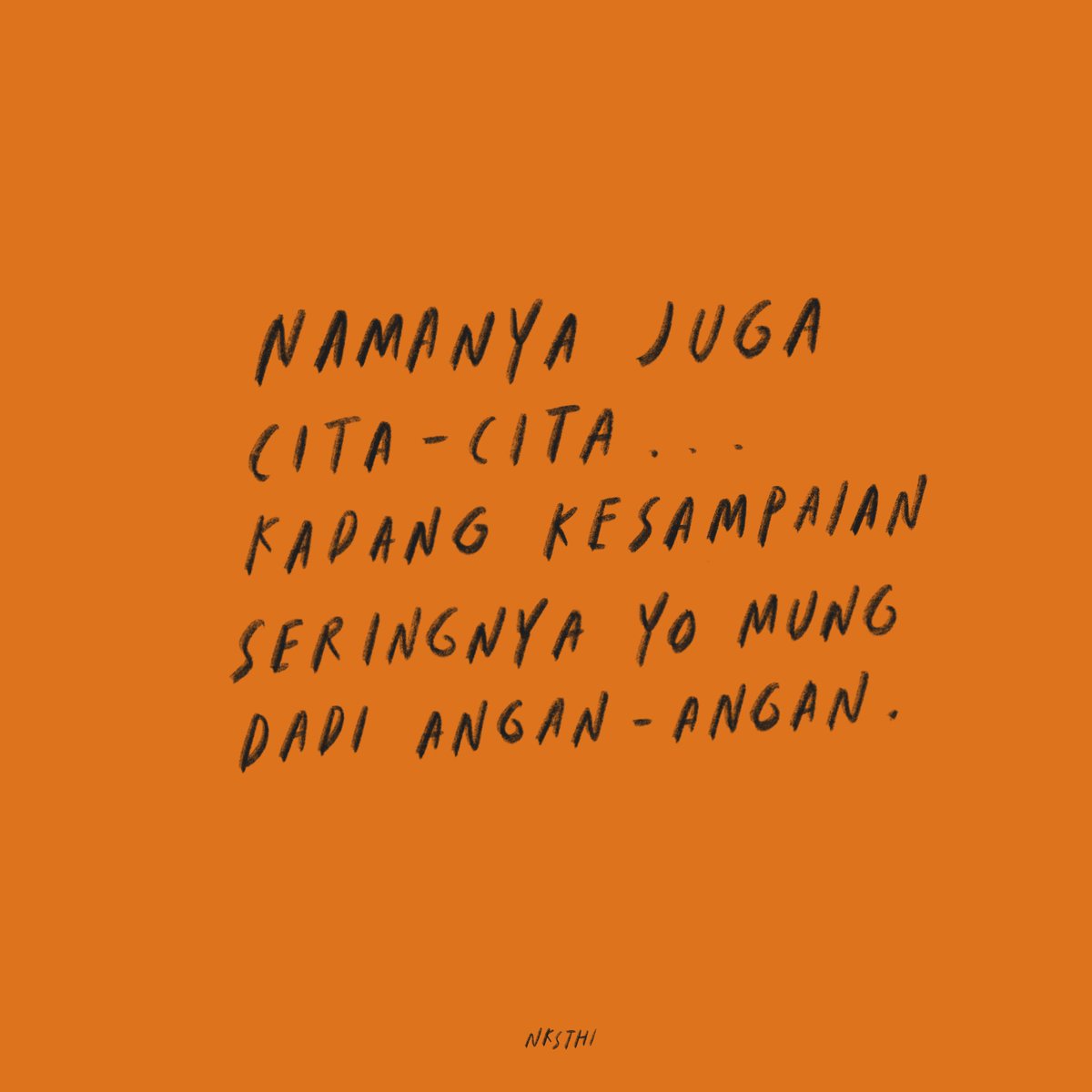 Nanti Kita Sambat Tentang Hari Ini tweet media