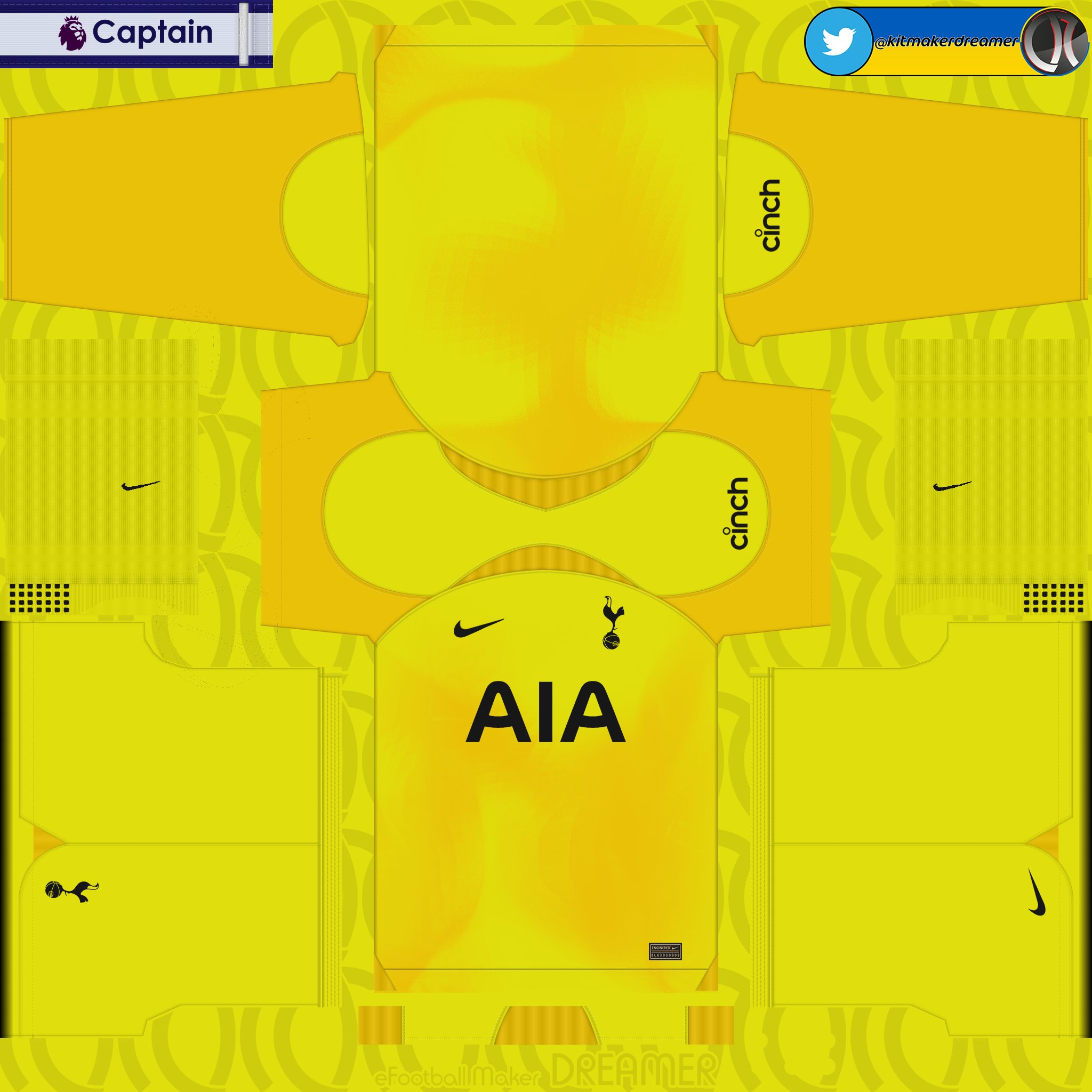 Tottenham Hotspur 2019-2020 Dream League Soccer Kits