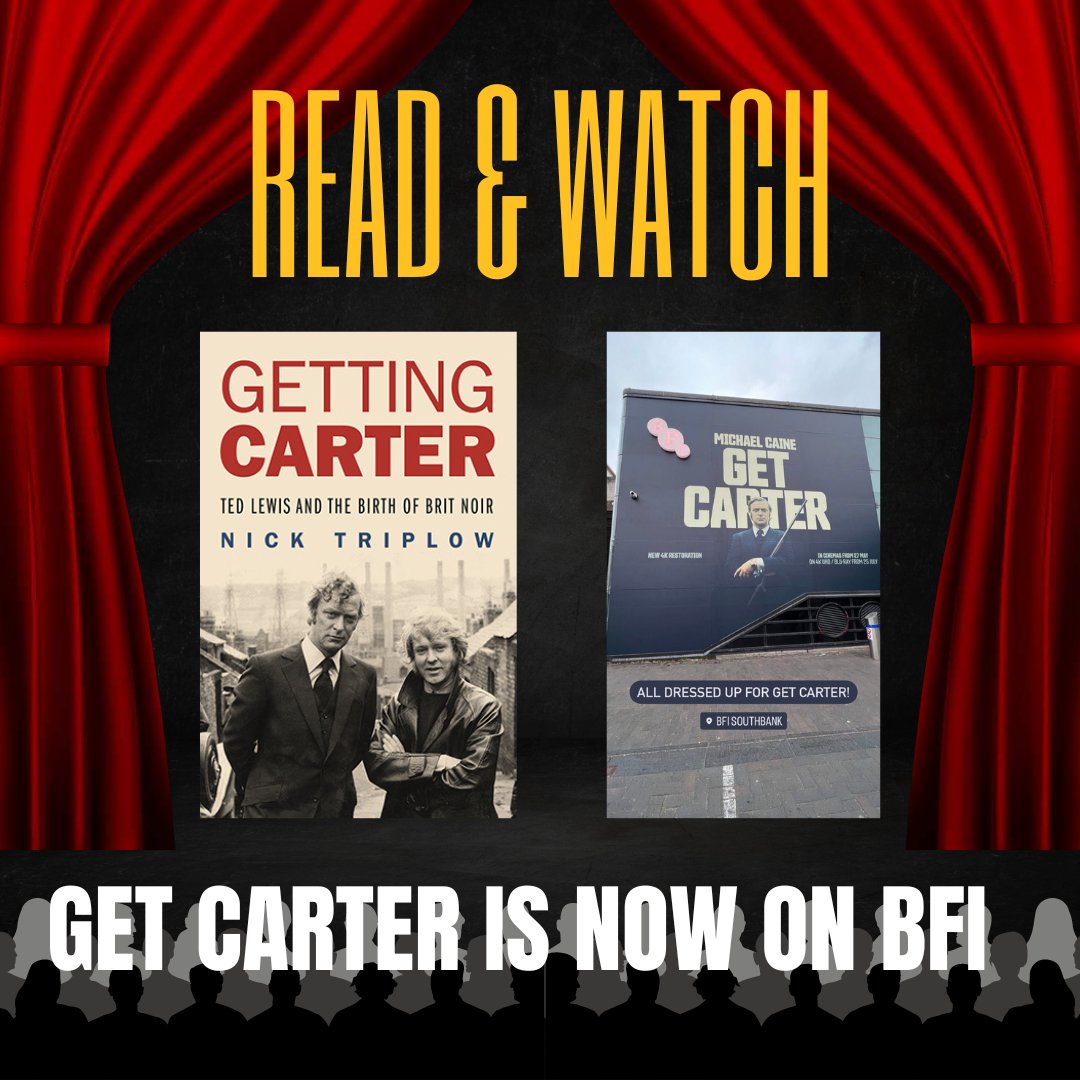 noexitpress's tweet photo. Get Carter is now on @BritishFilmInst ! Can’t get enough? Read our Getting Carter by Nick Triplow on Ted Lewis for more Brit Noir. trench
‘A coal black, swaggering beast of a thriller’- @edgarwright
Get a copy here: https://t.co/RpzbDGdfRC
#GetCarter #NickTriplow https://t.co/llMIYv5qB8