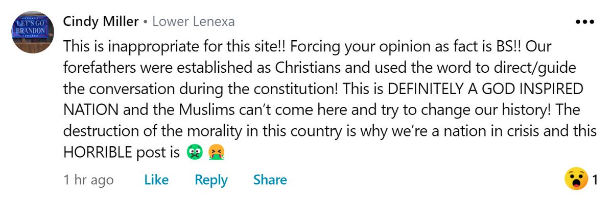 egschubach's tweet photo. Hard to believe @nextdoor has allowed this bigoted post to remain up: https://t.co/XtWAyZ4mMp https://t.co/iBdICQuZg1