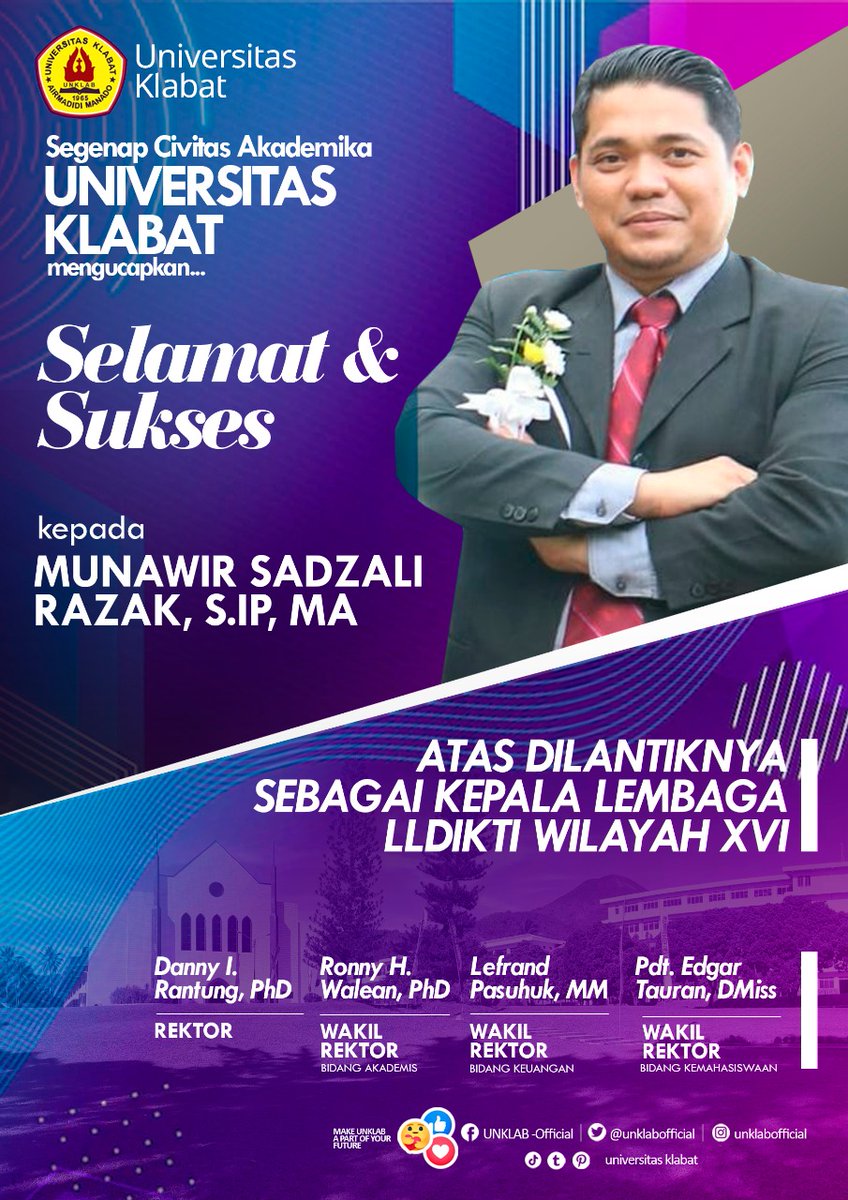UNIVERSITAS KLABAT tweet media
