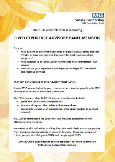 Research at Sussex Partnership NHS FT 💙 tweet media