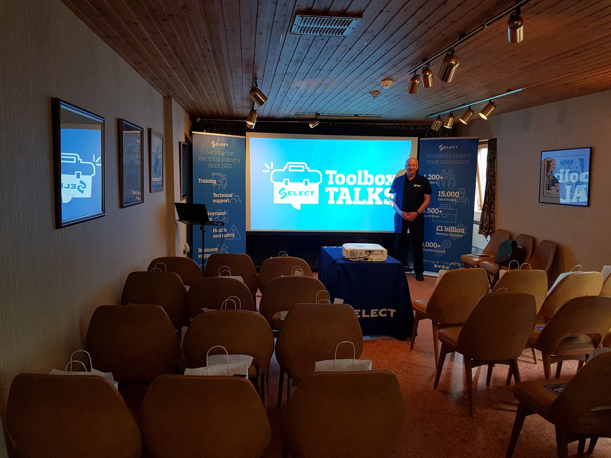 Updates_SELECT's tweet photo. SELECT is back for the ninth Toolbox Talk of the year, this week we are in Oban! #TBT2022 https://t.co/4Noi4bfbMJ