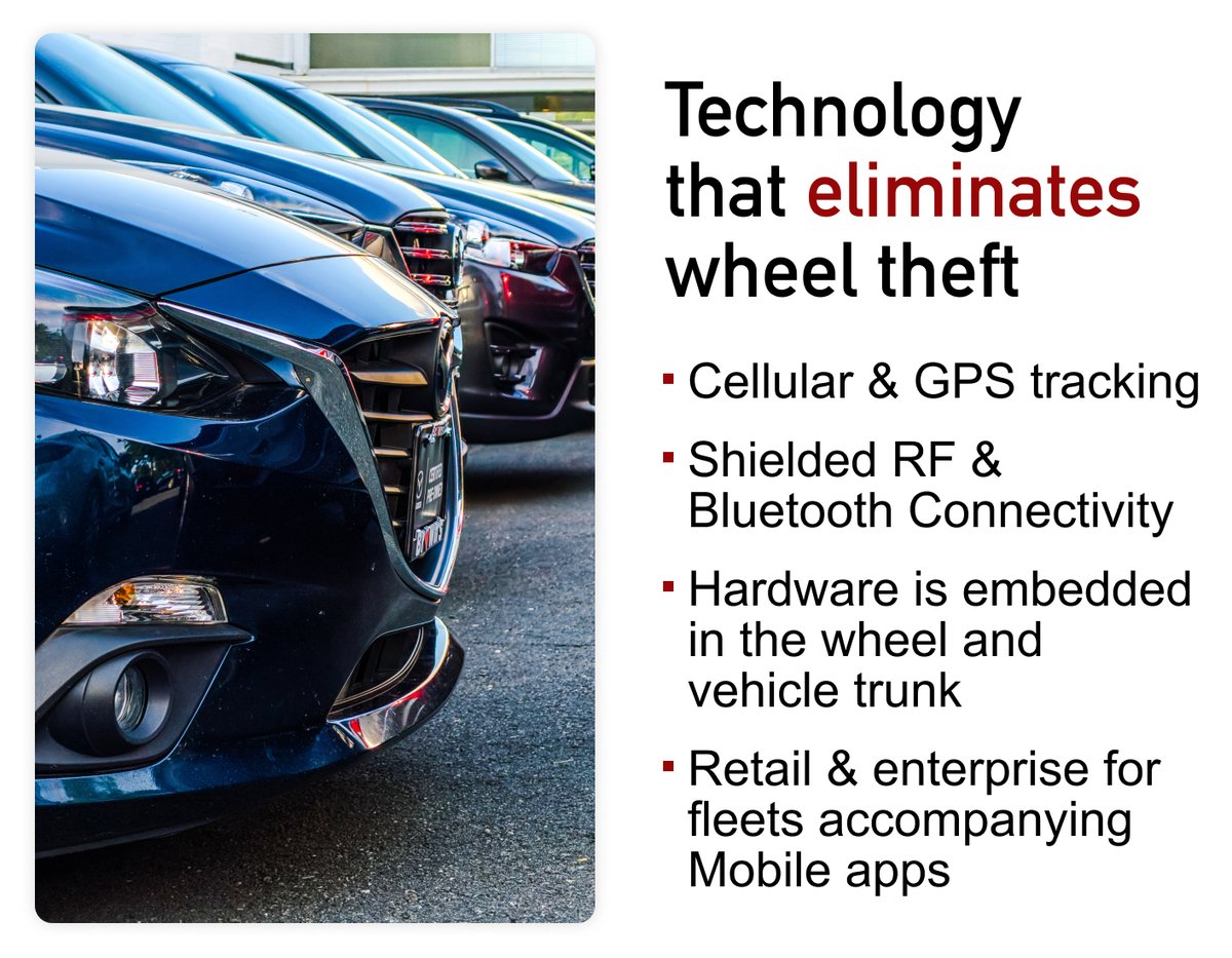 RimTechSecurity's tweet photo. #ProjectOverlord specializes in the creation and design of technology engineered to eliminate the global problem of wheel theft on various vehicle types. According to our research, there is no other company using this approach to stop wheel theft.
Visit - https://t.co/Z2ddEn7g8p https://t.co/n9cS3yYj26
