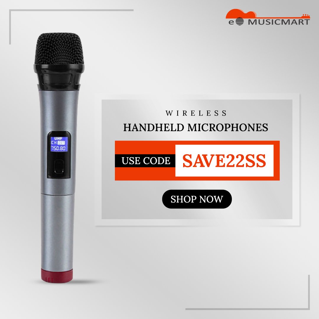 emusicmart's tweet photo. Replacement Part - Wireless Handheld Microphones B (for Pyle Models: PPHP1299WU, PPHP1599WU👉 https://t.co/fZfNYBy9Ad

Flat 5% off Use the code for a Special Discount 👉 SAVE22SS

#emusicmart #microphone #music #recording #singer #mic #audio #studio #recordingstudio #sound https://t.co/FFBYVJNeQy