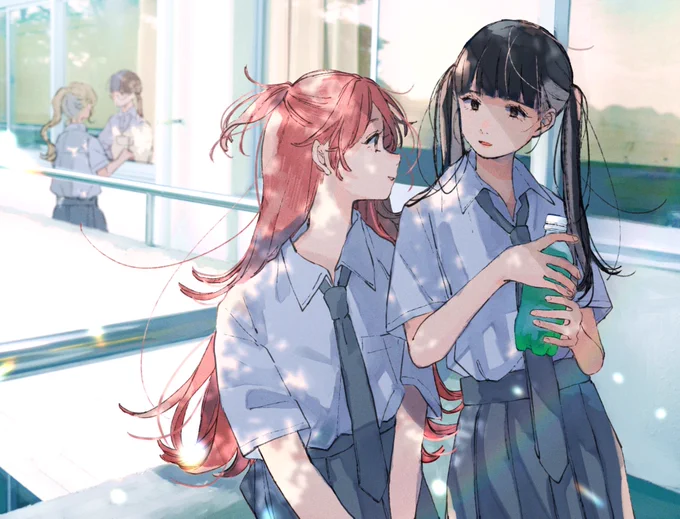 夏の気配
#創作百合 