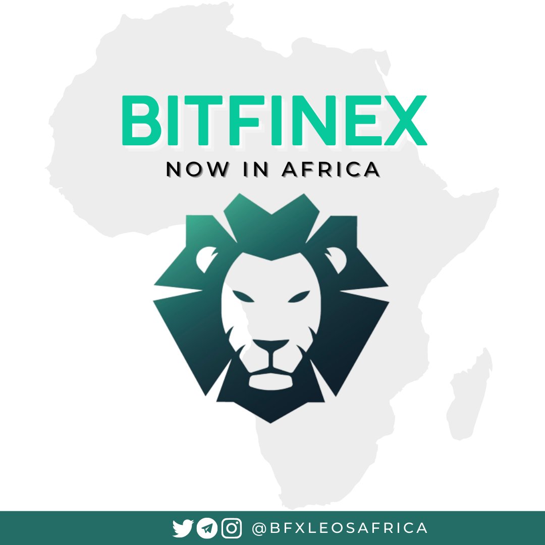 SPECIAL ANNOUNCEMENT 📣 📣 

Bitfinex the longest-running and most liquid cryptocurrency exchange founded since 2012 is now in Africa 🥳

💅🏼Popularly known as the world class exchange platform for sophisticated traders. 
With an amazing community known as #BFXLeosAfrica.