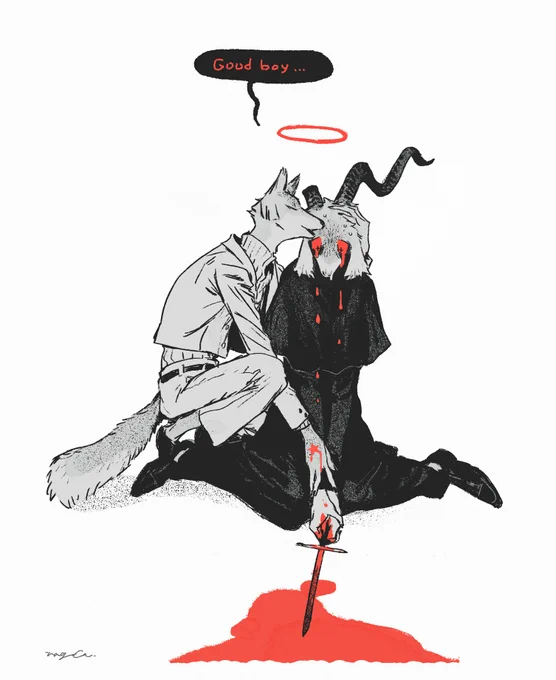 「いいこ いいこ。」 