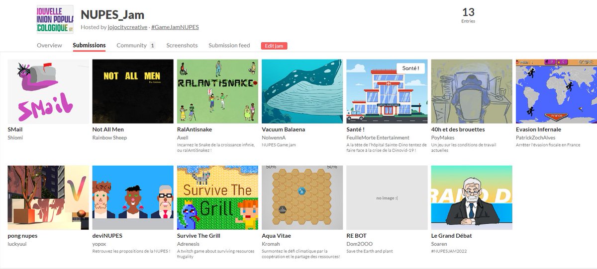 Game Jam NUPES tweet media