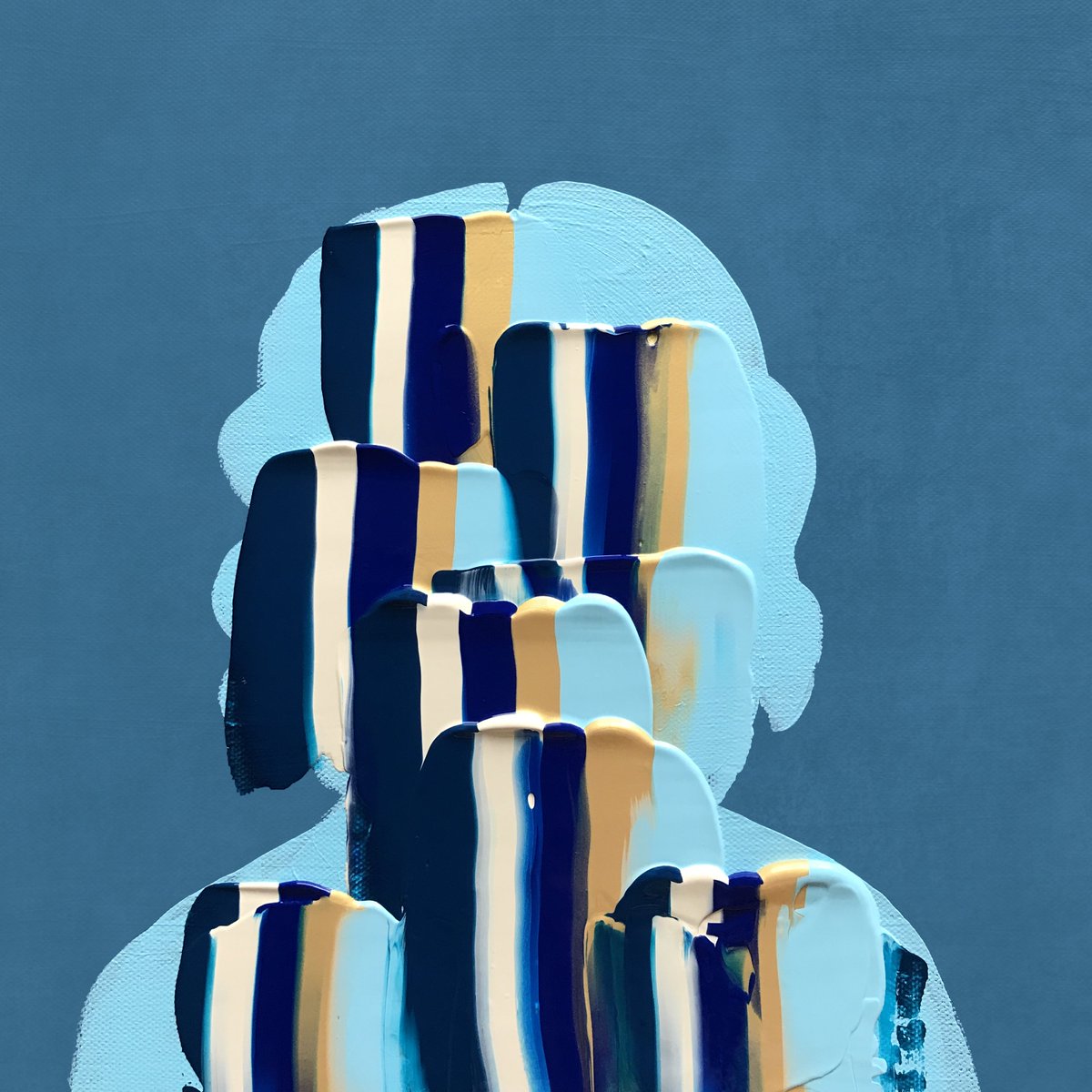 I’ve always been interested in digital identity and the physical lived experience of peoples. That’s why “PFP of U” 31 - 40 is an exploration of that. 
The 2 styles employed are what I call the “mountains” and “tidal waves”, both embodies different scifi/fantasy classics👇🧵1/4