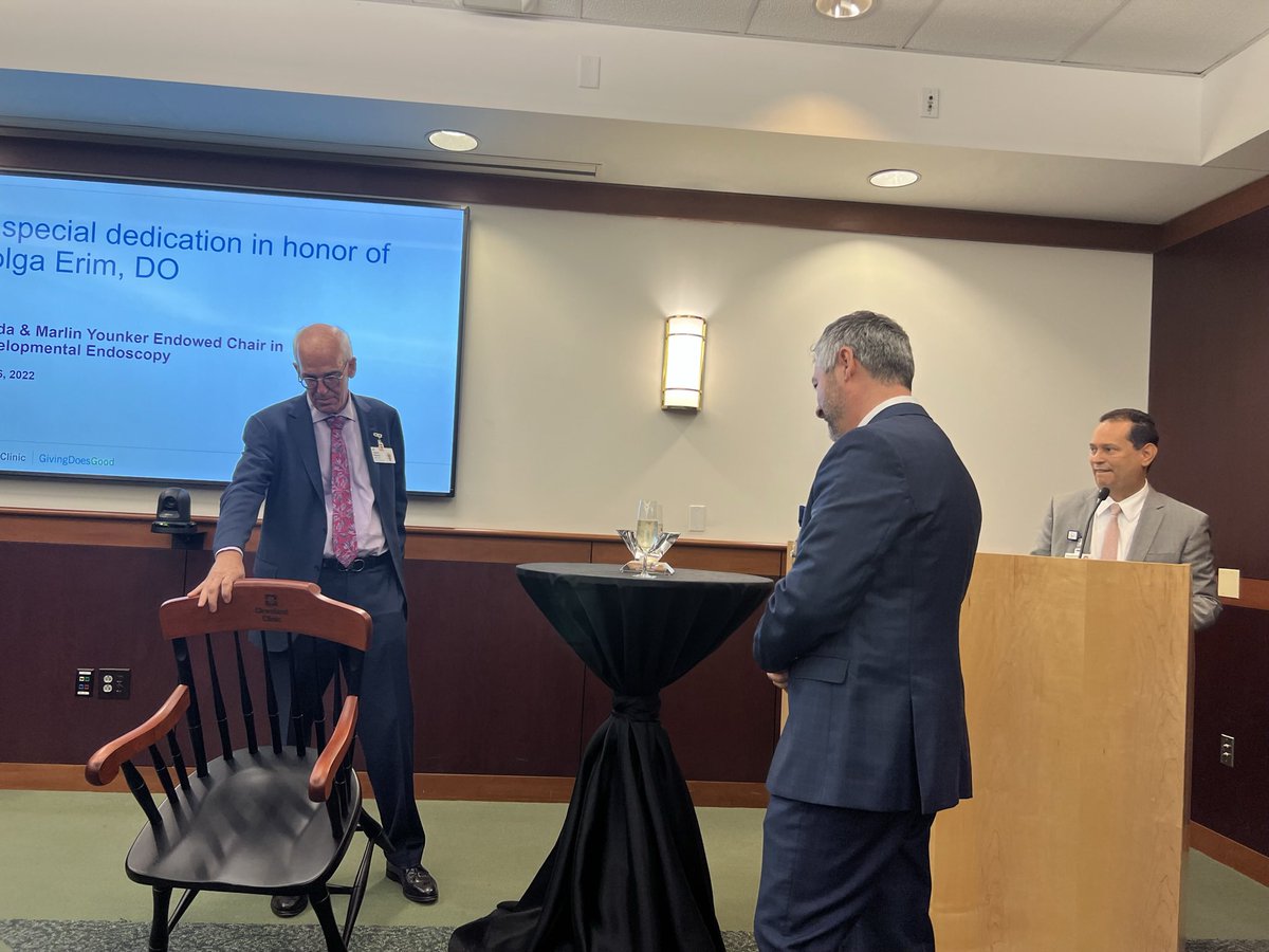 Steven D Wexner MD, PhD (@swexner) on Twitter photo Congratulations <a href="/CleveClinicFL/">Cleveland Clinic Florida</a> Gastroentrology Chair <a href="/TolgaErim/">Tolga Erim, DO</a> on your very well deserved Lynda and Marlin Younker Endowed Chair in Developmental Endoscopy. You are an inspirational leader and innovator. <a href="/ConorDelaneyMD/">Conor Delaney</a> <a href="/marianaberho/">Mariana Berho M.D.</a> <a href="/RJBlandonMD/">Rodolfo J. Blandon, MD, MBA, FACR</a> <a href="/SchneiderGIMD/">Alison Schneider</a> <a href="/AsadurRahman87/">Asad ur Rahman, MD, FACP</a> Congratulations <a href="/CleveClinicFL/">Cleveland Clinic Florida</a> Gastroentrology Chair <a href="/TolgaErim/">Tolga Erim, DO</a> on your very well deserved Lynda and Marlin Younker Endowed Chair in Developmental Endoscopy. You are an inspirational leader and innovator. <a href="/ConorDelaneyMD/">Conor Delaney</a> <a href="/marianaberho/">Mariana Berho M.D.</a> <a href="/RJBlandonMD/">Rodolfo J. Blandon, MD, MBA, FACR</a> <a href="/SchneiderGIMD/">Alison Schneider</a> <a href="/AsadurRahman87/">Asad ur Rahman, MD, FACP</a>