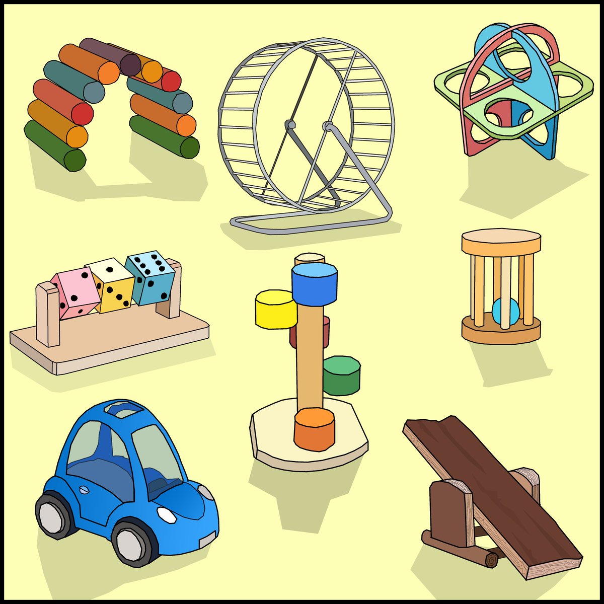 the_hamsteroids's tweet photo. Check out all different toys! Which one do you like most?

#TheHamsteroids #NFTProject #ComingSoon https://t.co/MrXwAYSRMV