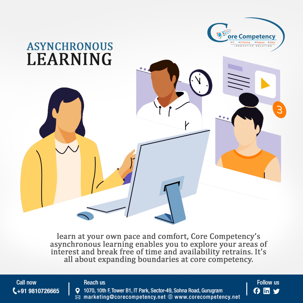 Get in touch with us today to learn more.
.
.
.
#learning #asynchronous #asynchronousdevelopment #asynchronouscommunication #asynchronouslearning #learningathome #learn #competencybasedlearning  #onlinelearning #CoreCompetency #it #etraining #prepress #video
