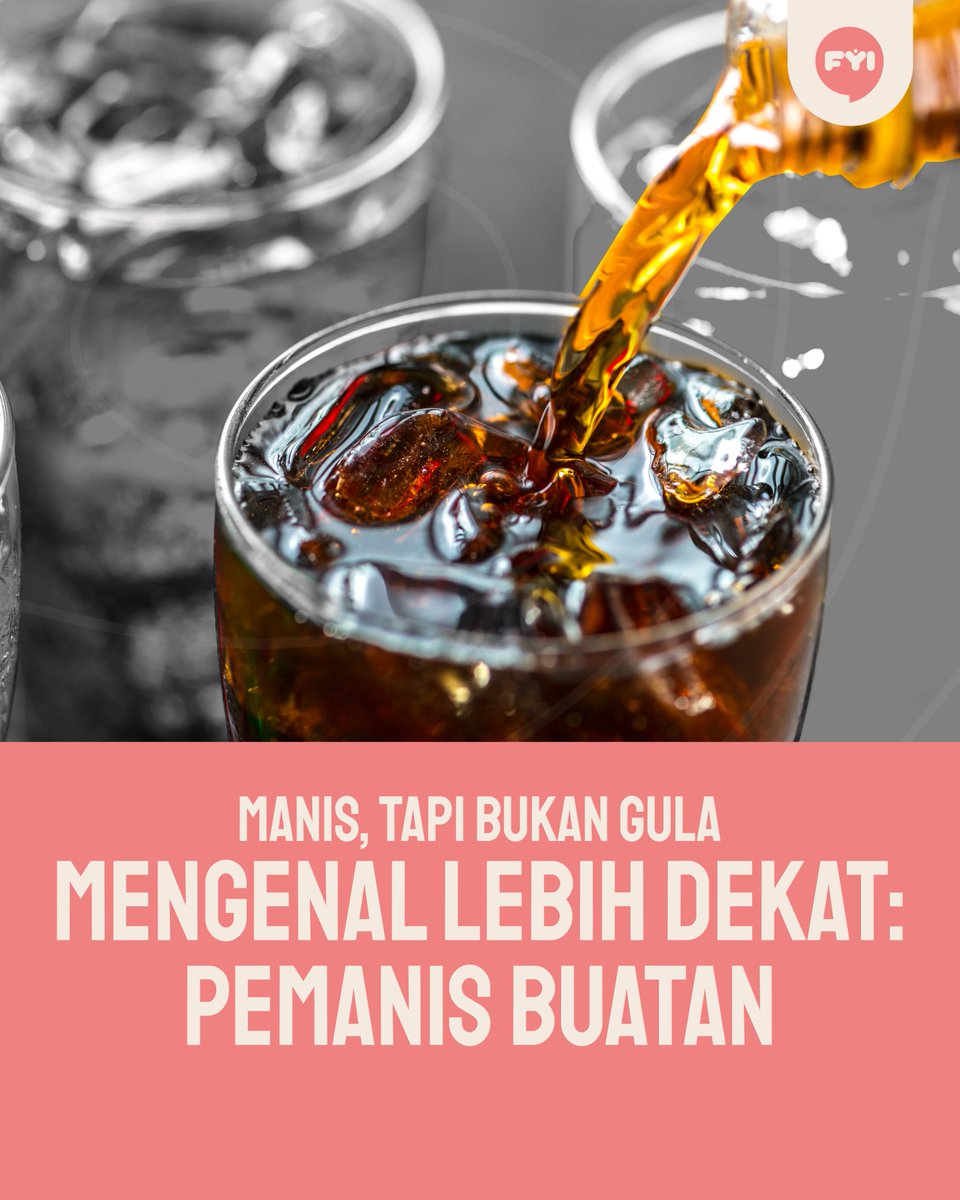 FYIndonesians's tweet photo. Pernah ga nemu makanan dan minuman yang klaim mereka tidak menggunakan gula tapi rasanya manis banget? Biasanya mereka menggunakan pemanis buatan dalam produknya.

Coba cek, ada nama #pemanisbuatan ini di bagian komposisinya ga tuh? https://t.co/BW5o8GhSwL