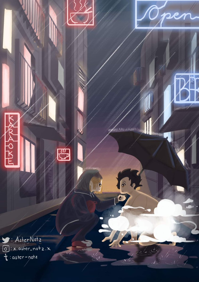 I FORGOT TO POST MY WORK FOR <a href="/kurokenproject/">Beyond Worlds: A Kuroken AU Project</a> FRUITS BASKET AU! lovely bbs be falling in love everywhere in every universe! Love them for that!!💕💕