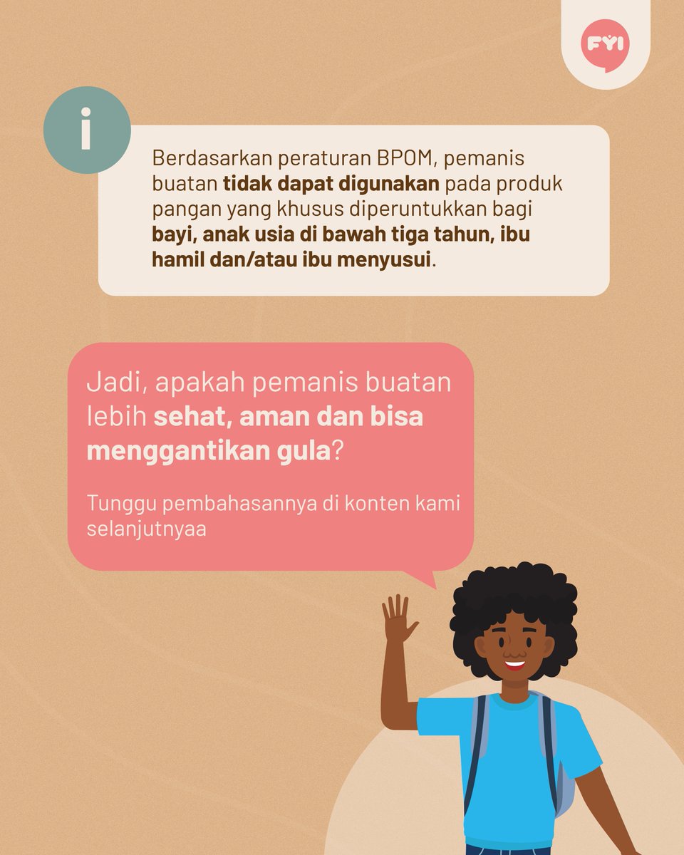 FYIndonesians's tweet photo. Pernah ga nemu makanan dan minuman yang klaim mereka tidak menggunakan gula tapi rasanya manis banget? Biasanya mereka menggunakan pemanis buatan dalam produknya.

Coba cek, ada nama #pemanisbuatan ini di bagian komposisinya ga tuh? https://t.co/BW5o8GhSwL