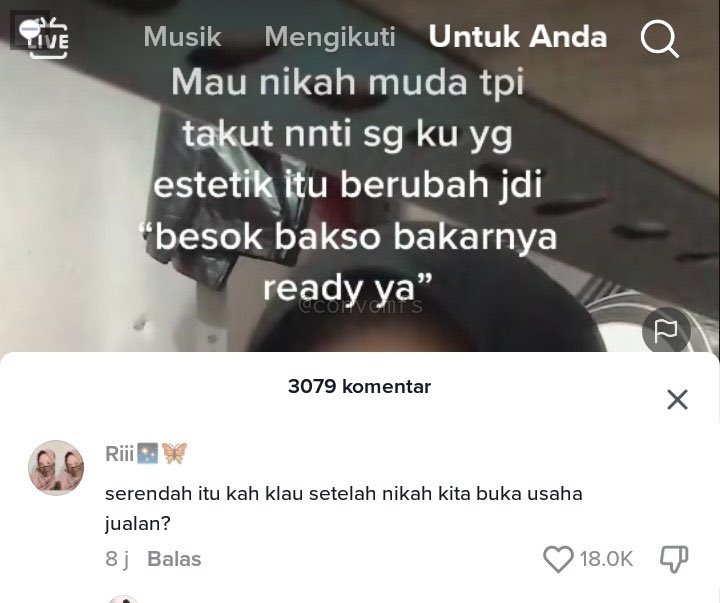 AREAJULID's tweet photo. Dis! Emang serendah itu ya jualan setelah nikah? https://t.co/FrWPHWsXlL