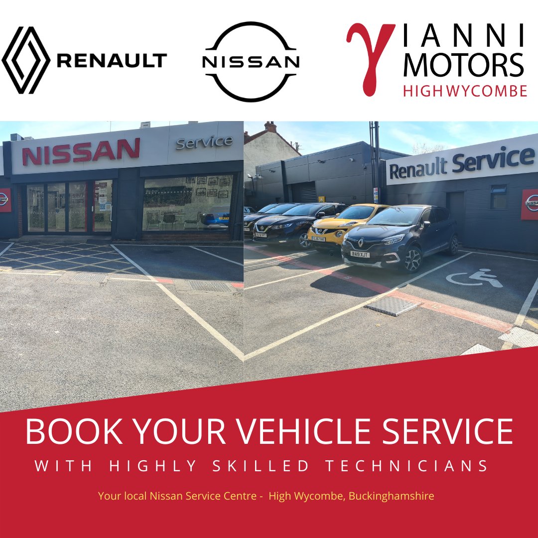 Renault and Nissan approved services. If you didn’t already know, you know now 😉  #yiannimotors #highwycombe #buckinghamshire #renaultservice #nissanservice
