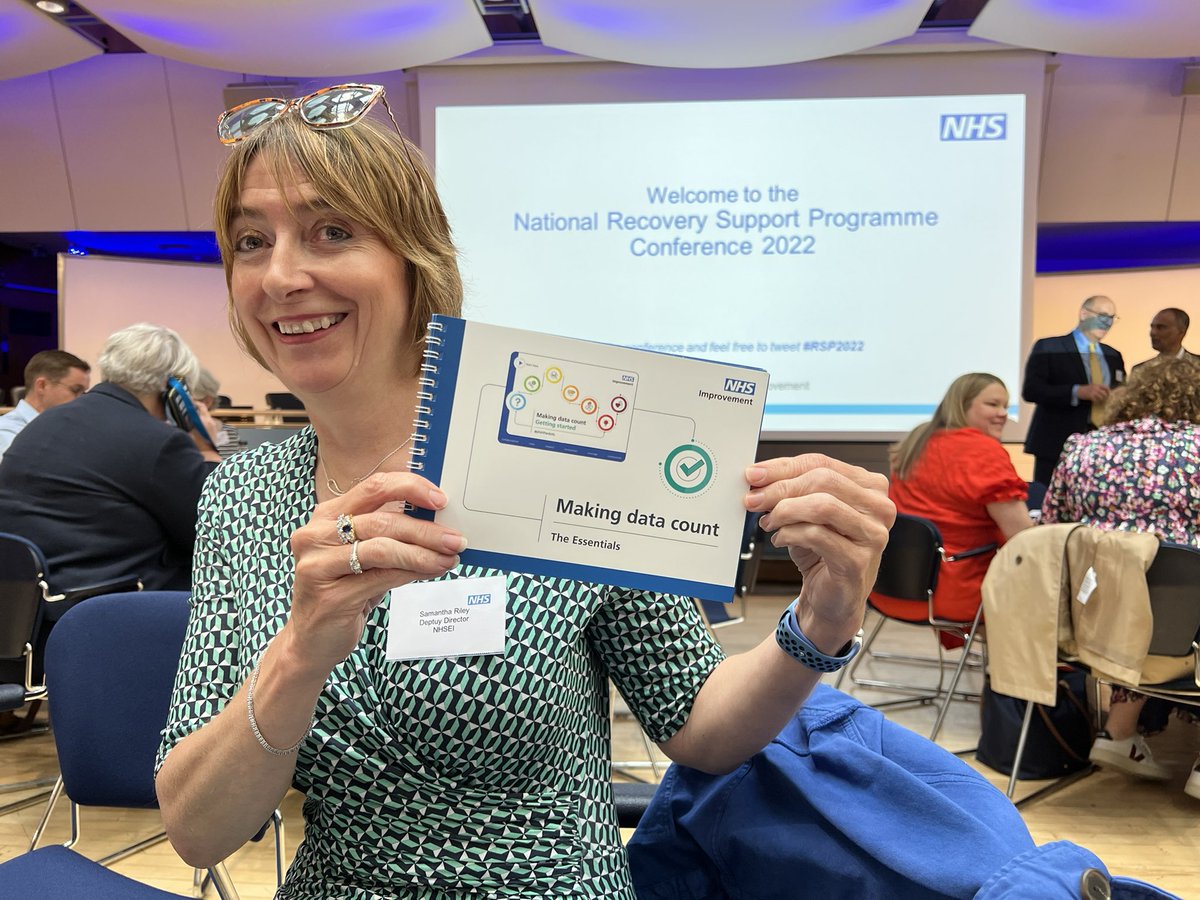 A key learning point from the improvements @LincsNHS : better use of data and one version of the truth. Making Data Count provides a common currency for how you look at data. Email Samantha.riley1@nhs.net to find out more or find me today! #RSP2022 #plotthedots