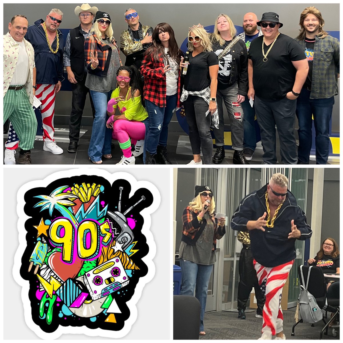 Proud to say the @friscoisd high school principals won the spirit fashion show. We represented the 90’s well!! Great group of people!!!