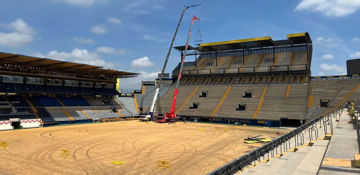 💪 Avanzan a buen ritmo las gradas del #SanFélixArena
😉 Una sorpresa que os queríamos desvelar… 👏👏👏