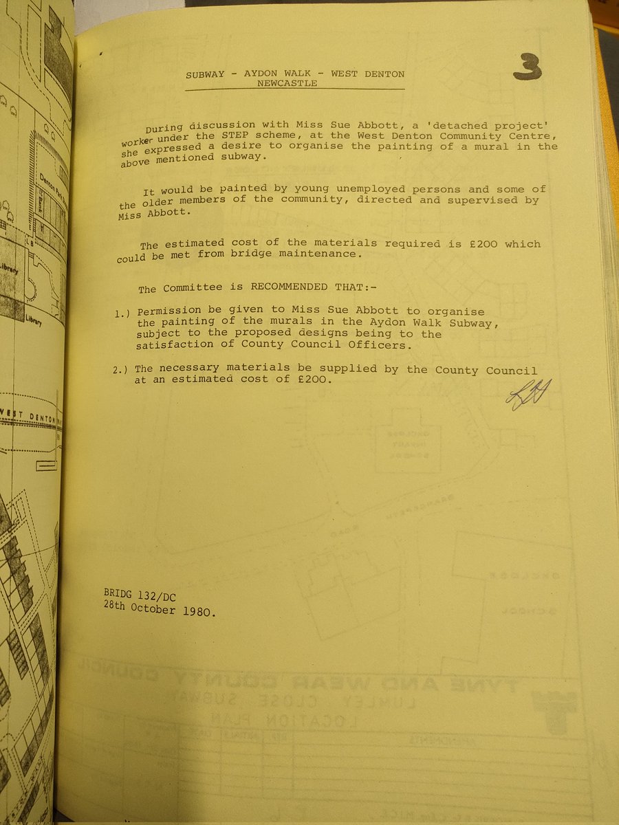 underpassesNCL's tweet photo. @SueAbbo13345861 Hi Sue. Random I know, but are you the Sue Abbott in this document? We're doing research on underpasses in Newcastle, currently focusing on the art within them. https://t.co/dJ1sWX0CQe