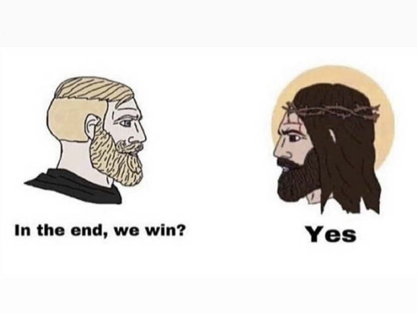 NEVER GIVE IN TO DESPAIR