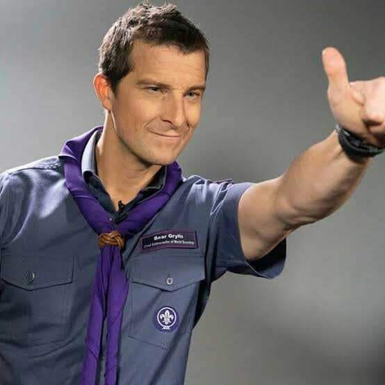 Happy Birthday Edward Michael \"Bear\" Grylls, Chief Ambassador of World Scouting. Happy Scouting. 