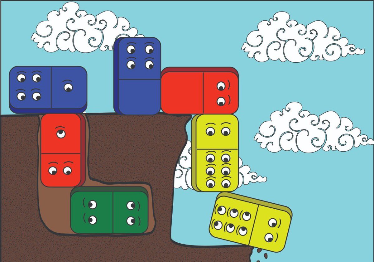 meeshmode's tweet image. These dominos be stumbling around @funbots. Thoughts?

#fantart #funart #funbots