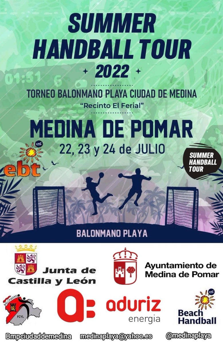 Esto avanza y cada vez quedan menos días!!!

Si aún no te has inscrito escríbenos a medinaplaya@yahoo.es , no lo dejes pasar...

#medinaplaya 
#medinazo 
#medinadepomar 
#adurizconeldeporte