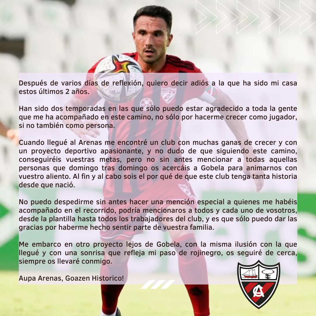 Eskerrik asko/Gracias <a href="/arenas_club1909/">ARENAS CLUB oficial</a> ❤️🖤