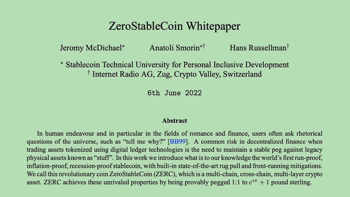 ZeroStableCoin tweet media