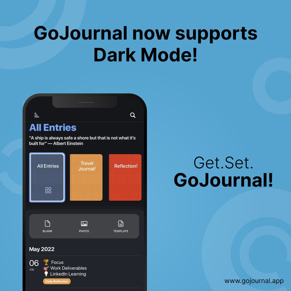 GoJournalApp tweet picture