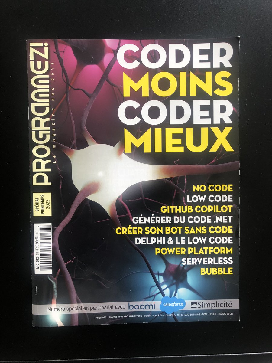 emizehcnas's tweet image. 🇫🇷Venez découvrir mon premier article dans le Hors-Série #Programmez! sur le Low Code / No code. J’y aborde l’importance du développement de fusion ainsi que les différentes tâches qui pourraient être réalisées par un dev pro dans une équipe de fusion numérique. #PowerPlatform