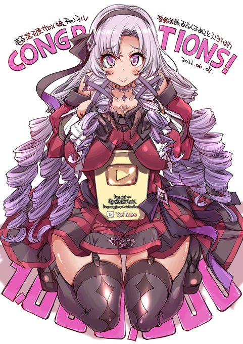 登録者数100万人達成おめでとうございます～っ!!いつも可愛い配信ありがと～っ!! #サロメ百万展 #壱百満天原サロメ 