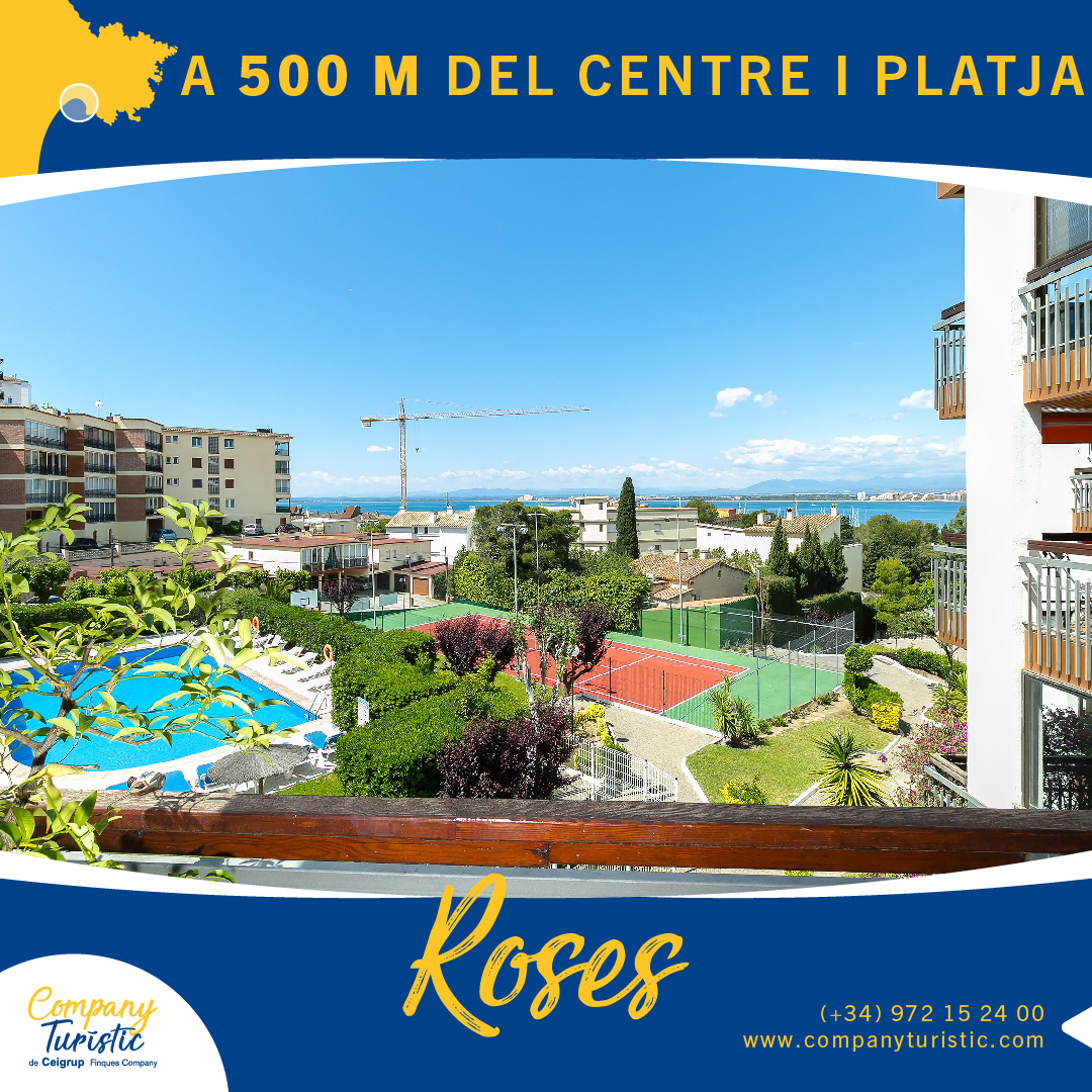 📌 Si sou una família amb moltes ganes de fer activitats, aquest apartament és per vosaltres!

📌 Complex comunitari amb piscina, pista de tenis, jardí i gronxadors
📌 A 500 metres del centre i de la platja
📌 Vistes espectaculars a la Badia de Roses

📲 ja.cat/rP1n3